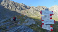 Salita dal Rif.Lago verde verso il P.so Bucie. in rosso la traccia.