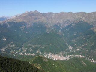 Ormea dalla cima dell' Armetta
