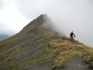 discesa verso la Comba di Vertosan