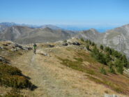 sul sentiero verso il Monte Bertrand