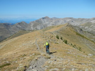 discesa dal Monte Bertrand