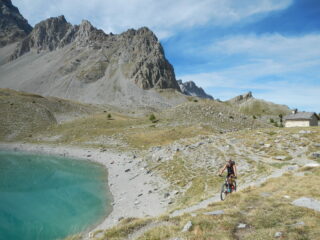 l'arrivo al Lago Sainte Anne