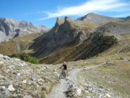 verso la discesa per il Lago Miroir