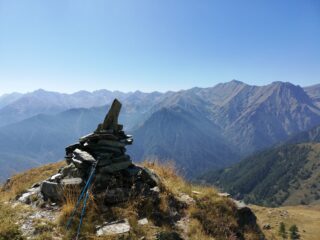Dalla cima verso la valle Germanasca