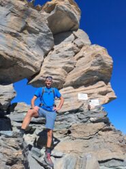 La finestra  poco prima della vetta.