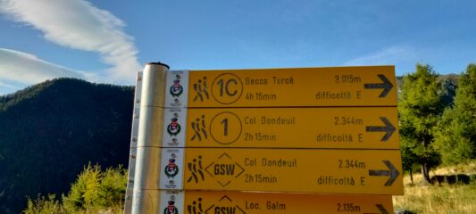 Sentieristica a San Grato 