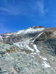 Il tratto finale leggermente innevato 