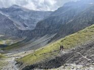 Scendendo dalla cresta del Mittagshoren 