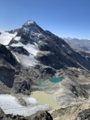 Punta Tsanteleina e laghi glaciali