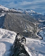 Il Forte di Fenestrelle dalla Ridotta d'Andourn, dicembre 2022