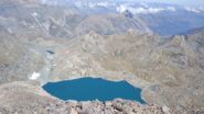 dalla vetta verso Lago della Rossa
