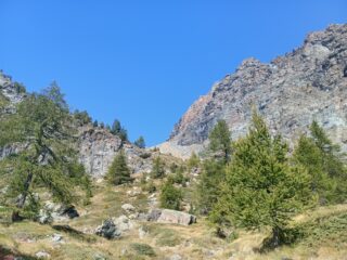 Salita verso il colletto