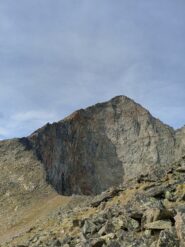 Vista della cresta dai resti della croce