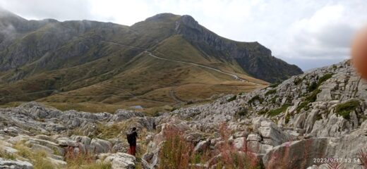 Discesa verso il Rifugio Don Barbera 