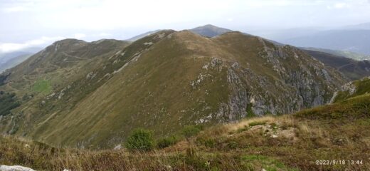 Monte Grosso durante la salita al Monte Antoroto 