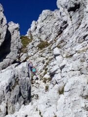 alcuni tratti della salita