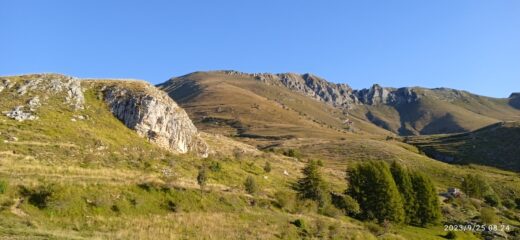 Il pendio che porta sul Monte Antoroto (m.2149)