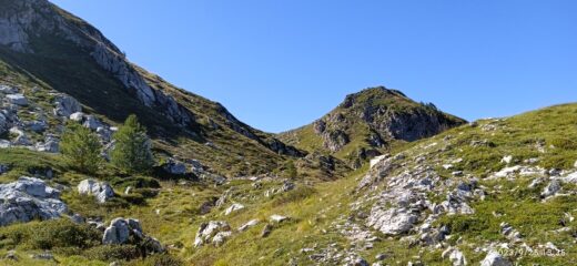 La sella da raggiungere 