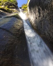 70 vista dal basso, negli ultimi metri è possibile un toboga