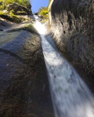 70 vista dal basso, negli ultimi metri è possibile un toboga