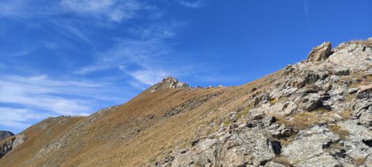 dopo le roccette si vede la punta