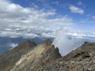La cresta vista dalla grande Roise