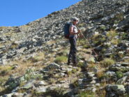 sulla traccia dopo il Colle, ben segnalata da ometti