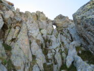 La paretina finale, con il caratteristico 