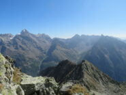 Becca di Luseney e Comba d'Arbiere, Comba di Montagnaia e Becca del Merlo, Monte de la Tsa subito sotto