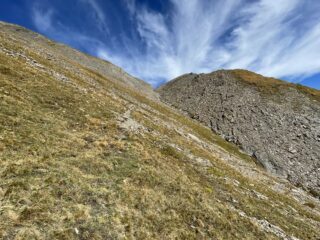 sentiero dopo quota 2700m