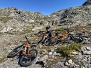 Breve sosta al lago Blanchet inferiore 