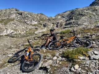 Breve sosta al lago Blanchet inferiore 