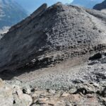 Il tortuoso sentiero che porta al Colle Marani