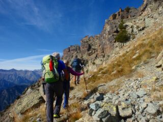 il traverso sotto la cresta