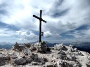 La croce di vetta.