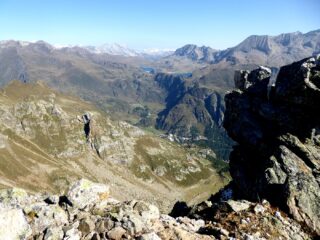 Vista dall'ometto di vetta.