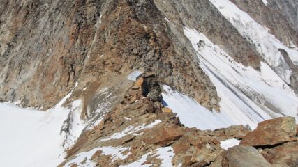 Cresta nord Alphubel