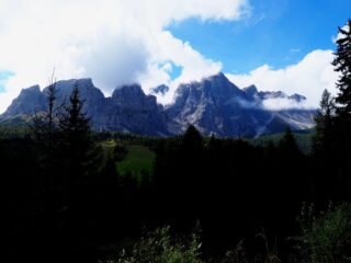 Sguardo verso Popera e Dolomiti di Sesto.