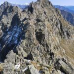 La cresta per il Campanile vista dal Caurga