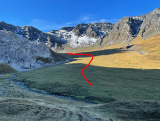 deviazione per canale del Ravin de Clausis