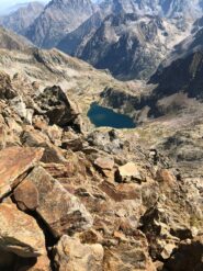 Lago inf Vallescura dalla vetta