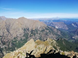 Cresta di salita e Lausetto dalla cima