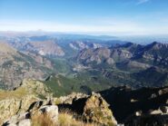 Dalla cima verso la pianura