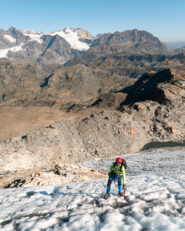 Prima sezione del ghiacciaio