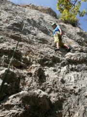 Carla su Petit Tetons (5c?)