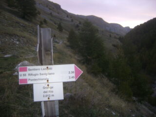 partenza da Grange del Rio