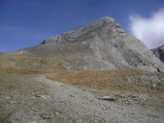 è evidente la traccia da seguire