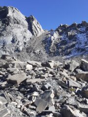 Il canalino da salire