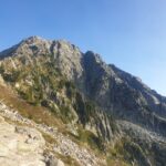 La cresta percorsa, vista scendendo