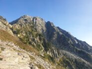 La cresta percorsa, vista scendendo